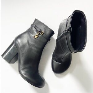 JW Anderson Leather Anchor Logo Charm Bootie size 38.5